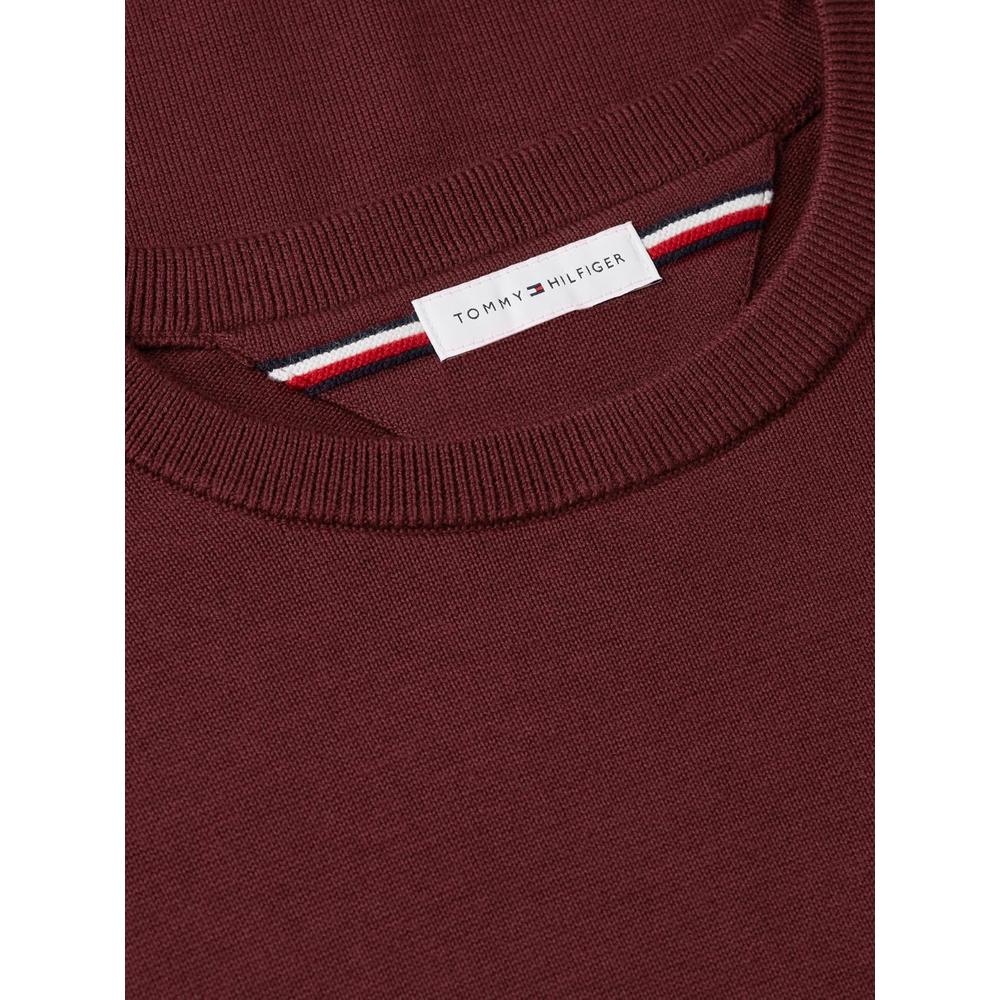 POLERA PARA HOMBRE TOMMY HILFIGER ESSENTIAL REGULAR FIT VINO - 5