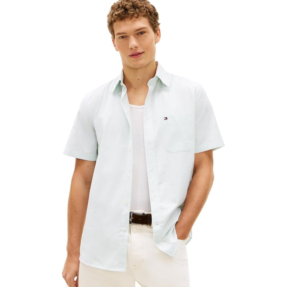 CAMISA PARA HOMBRE TOMMY HILFIGER REGULAR FIT MANGA CORTA MULTICOLOR - 1