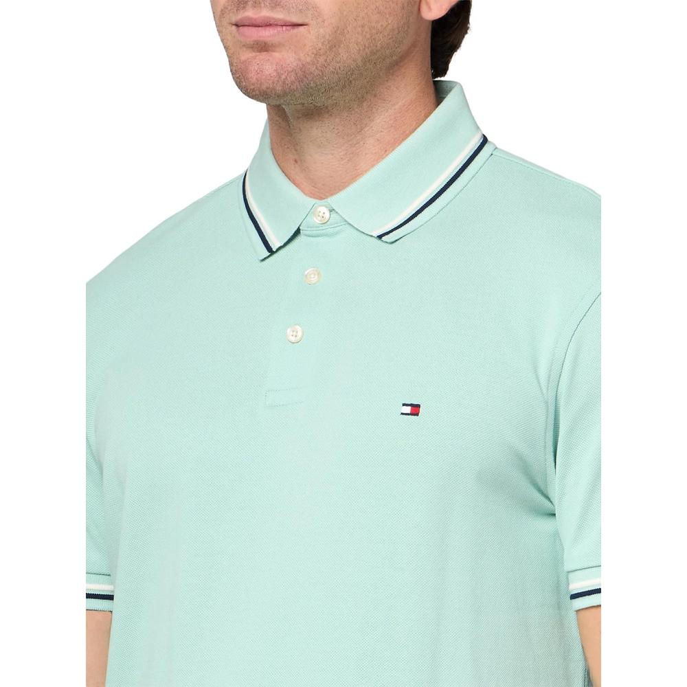 POLO PARA HOMBRE TOMMY HILFIGER SLIM FIT MANGA CORTA MENTA - 3