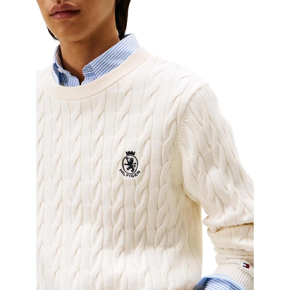 POLERA PARA HOMBRE TOMMY HILFIGER CABLE KNIT CREWNECK REGULAR FIT - 2