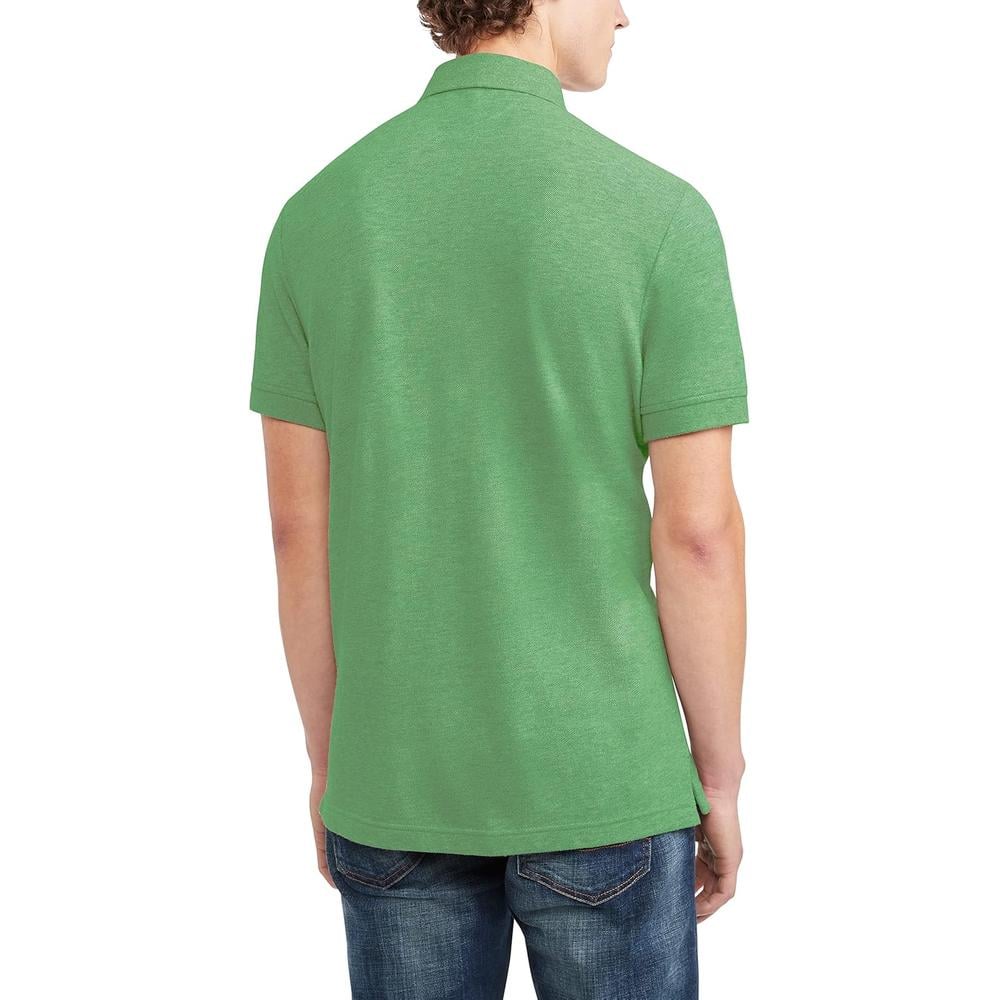 POLO PARA HOMBRE TOMMY HILFIGER CLASSIC FIT MANGA CORTA VERDE MANZANA JASPEADO - 2