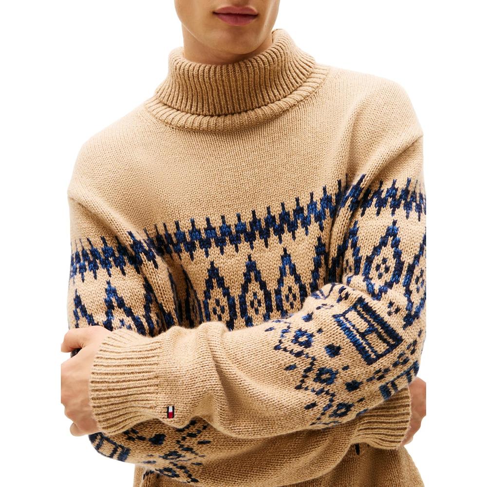 POLERA PARA HOMBRE TOMMY HILFIGER FAIRISLE LAMBSWOOL ROLLNECK RELAXED FIT - 2