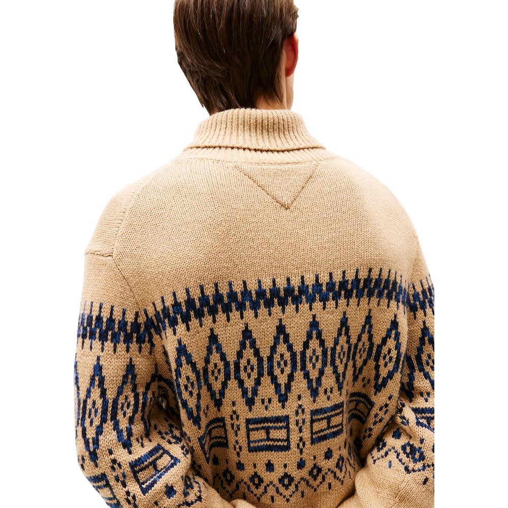 POLERA PARA HOMBRE TOMMY HILFIGER FAIRISLE LAMBSWOOL ROLLNECK RELAXED FIT - 4