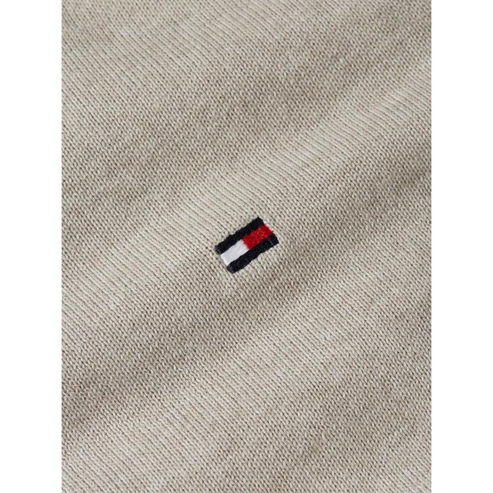 POLERA PARA HOMBRE TOMMY HILFIGER ESSENTIAL REGULAR FIT MARRÓN JASPEADO - 5