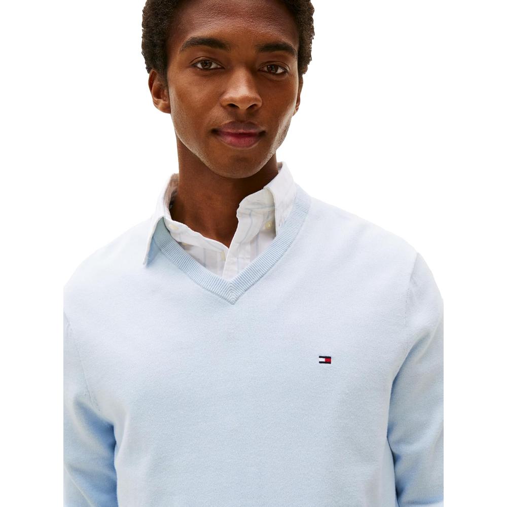 POLERA PARA HOMBRE TOMMY HILFIGER ESSENTIAL REGULAR FIT AZUL INTENSO - 2