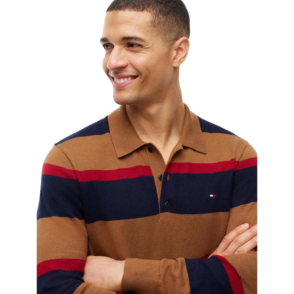 POLERA PARA HOMBRE TOMMY HILFIGER ESSENTIAL REGULAR FIT MULTICOLOR - 2