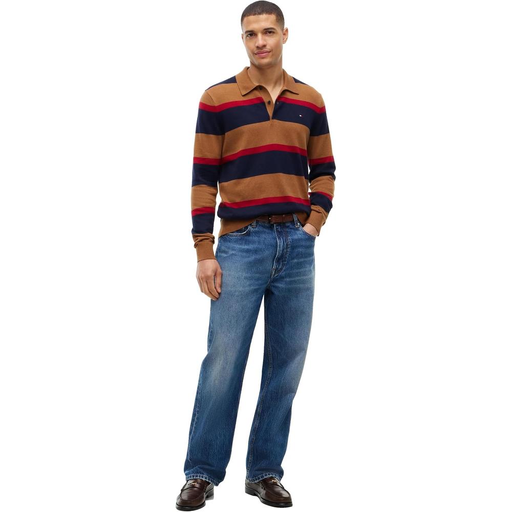 POLERA PARA HOMBRE TOMMY HILFIGER ESSENTIAL REGULAR FIT MULTICOLOR - 3