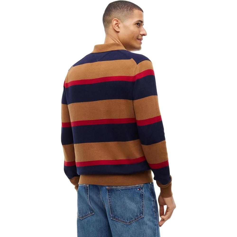 POLERA PARA HOMBRE TOMMY HILFIGER ESSENTIAL REGULAR FIT MULTICOLOR - 4