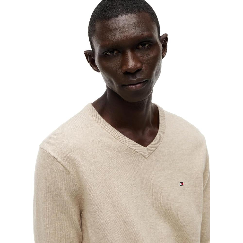 POLERA PARA HOMBRE TOMMY HILFIGER ESSENTIAL REGULAR FIT KAKI JASPEADO - 2