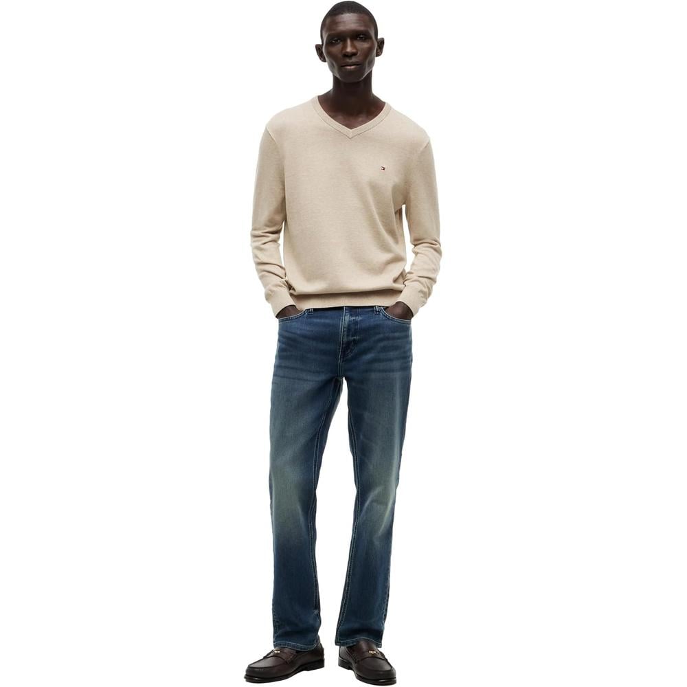 POLERA PARA HOMBRE TOMMY HILFIGER ESSENTIAL REGULAR FIT KAKI JASPEADO - 3