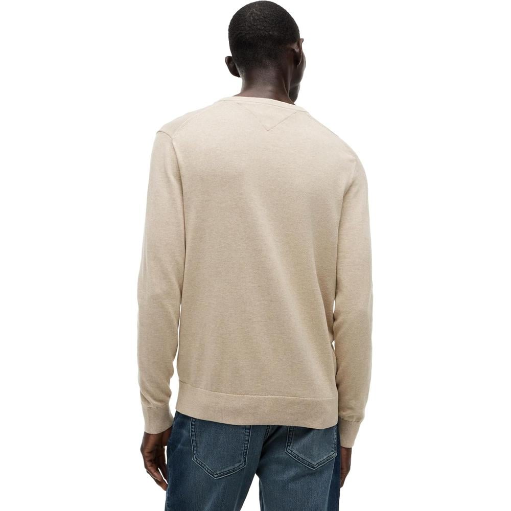 POLERA PARA HOMBRE TOMMY HILFIGER ESSENTIAL REGULAR FIT KAKI JASPEADO - 4