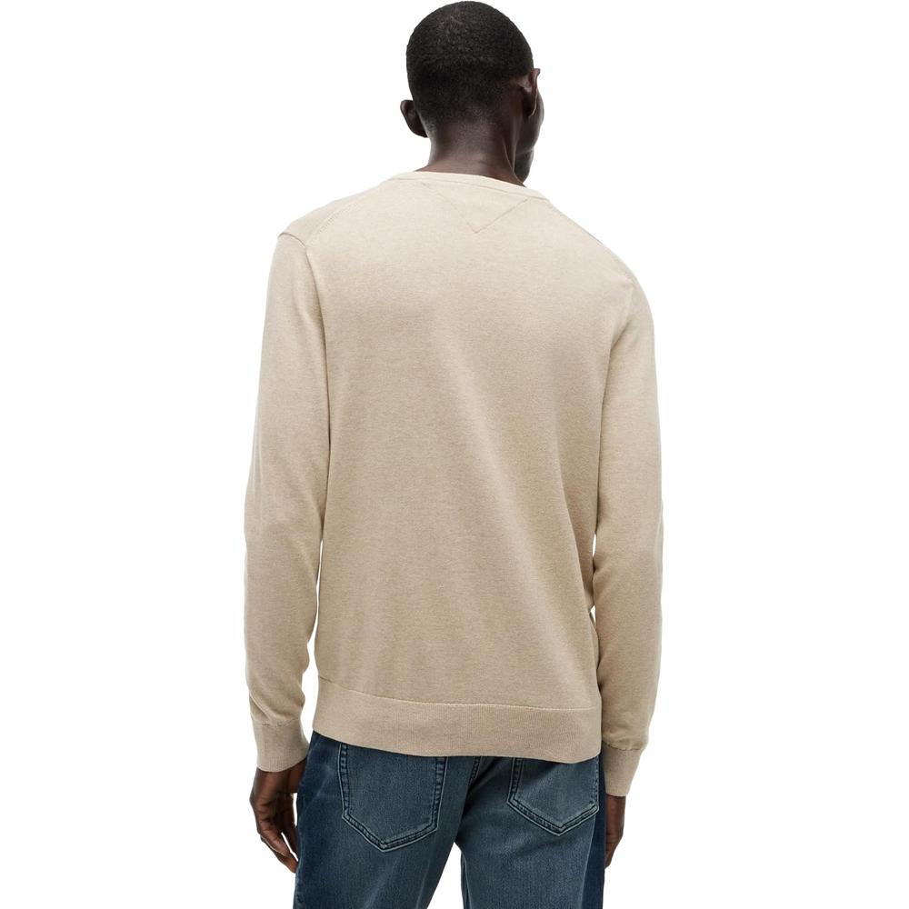 POLERA PARA HOMBRE TOMMY HILFIGER ESSENTIAL REGULAR FIT KAKI JASPEADO - 4
