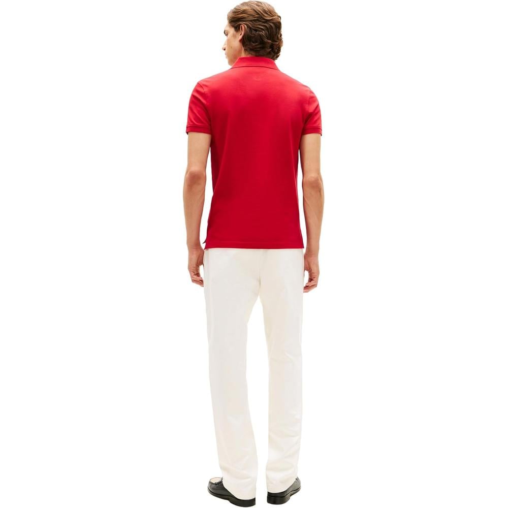 POLO PARA HOMBRE TOMMY HILFIGER 1985 SLIM FIT MANGA CORTA ROJO MEDIO - 4