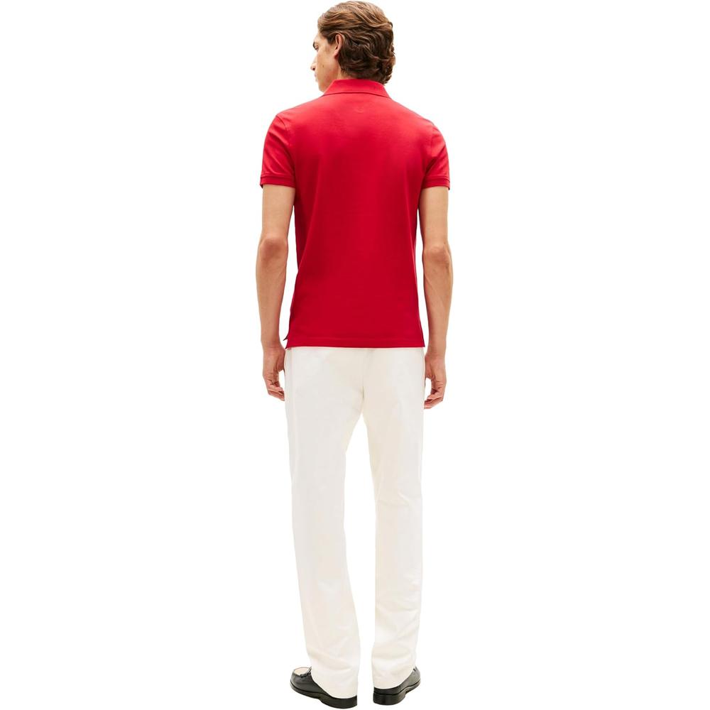 POLO PARA HOMBRE TOMMY HILFIGER 1985 SLIM FIT MANGA CORTA ROJO MEDIO - 4