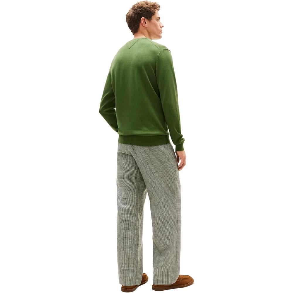 POLERA PARA HOMBRE TOMMY HILFIGER ESSENTIAL REGULAR FIT VERDE PINO - 4