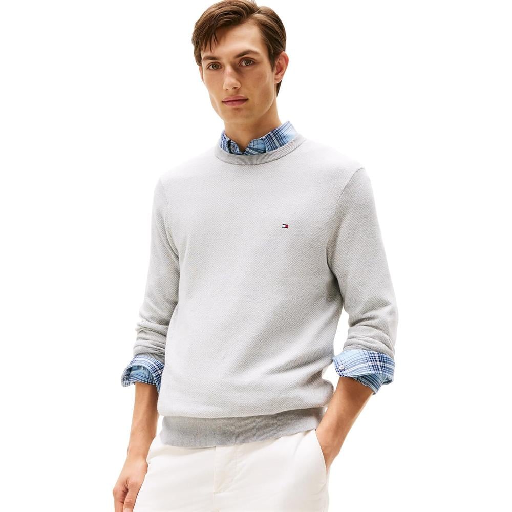 POLERA PARA HOMBRE TOMMY HILFIGER HERRINGBONE REGULAR FIT - 1