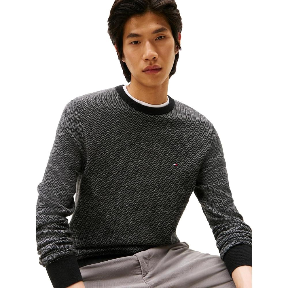 POLERA PARA HOMBRE TOMMY HILFIGER HERRINGBONE REGULAR FIT - 2
