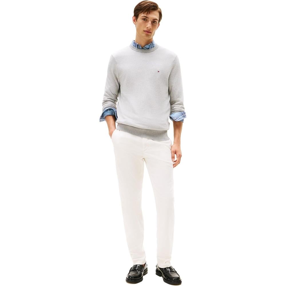 POLERA PARA HOMBRE TOMMY HILFIGER HERRINGBONE REGULAR FIT - 4