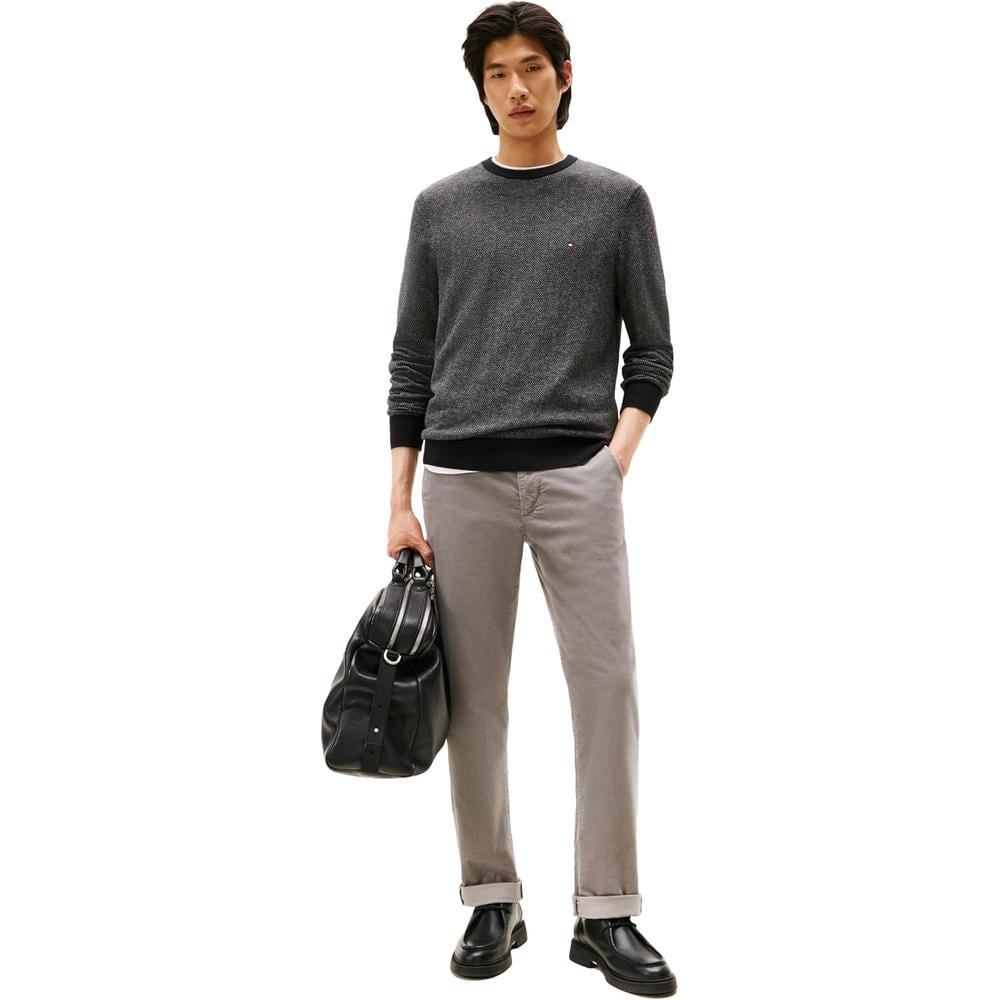 POLERA PARA HOMBRE TOMMY HILFIGER HERRINGBONE REGULAR FIT - 4