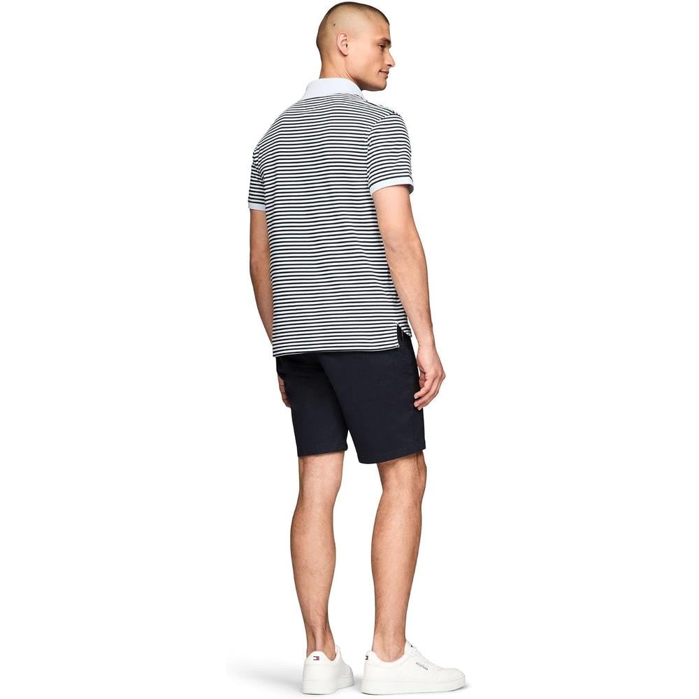 POLO PARA HOMBRE TOMMY HILFIGER 1985 SLIM FIT MANGA CORTA AZUL TURQUESA AZUL CIELO DESÉRTICO - 4