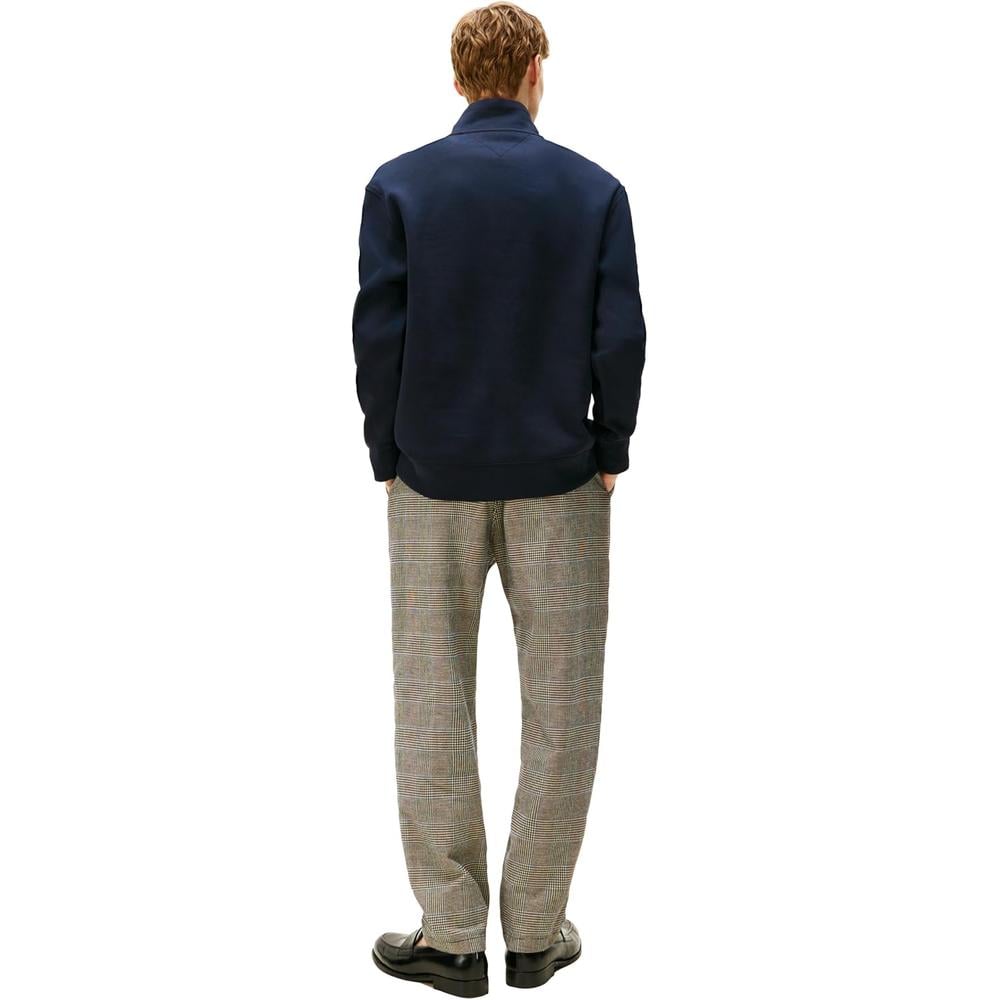 POLERA PARA HOMBRE TOMMY HILFIGER 1/4 ZIP AZUL MARINO HILFIGER - 5