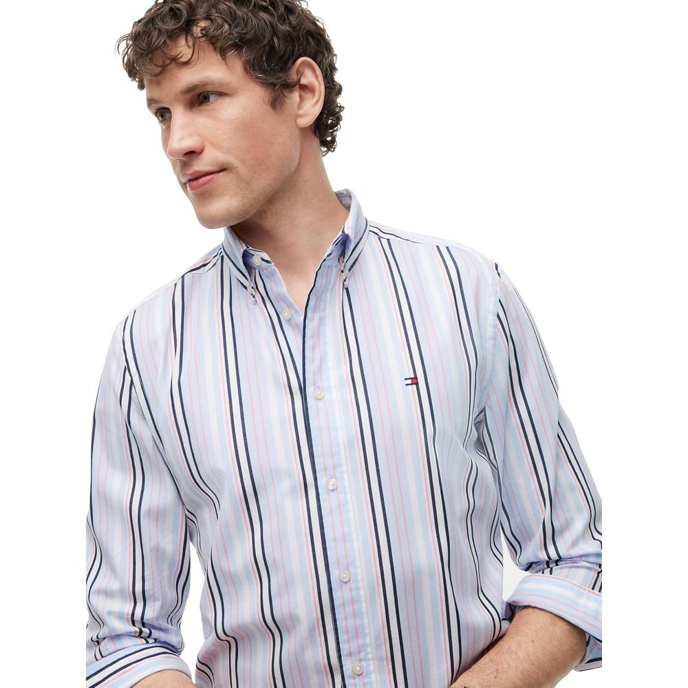 CAMISA PARA HOMBRE TOMMY HILFIGER REGULAR FIT MANGA LARGA MULTICOLOR - 2