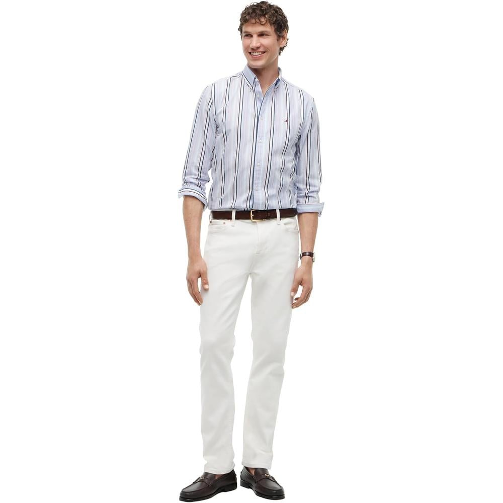 CAMISA PARA HOMBRE TOMMY HILFIGER REGULAR FIT MANGA LARGA MULTICOLOR - 3