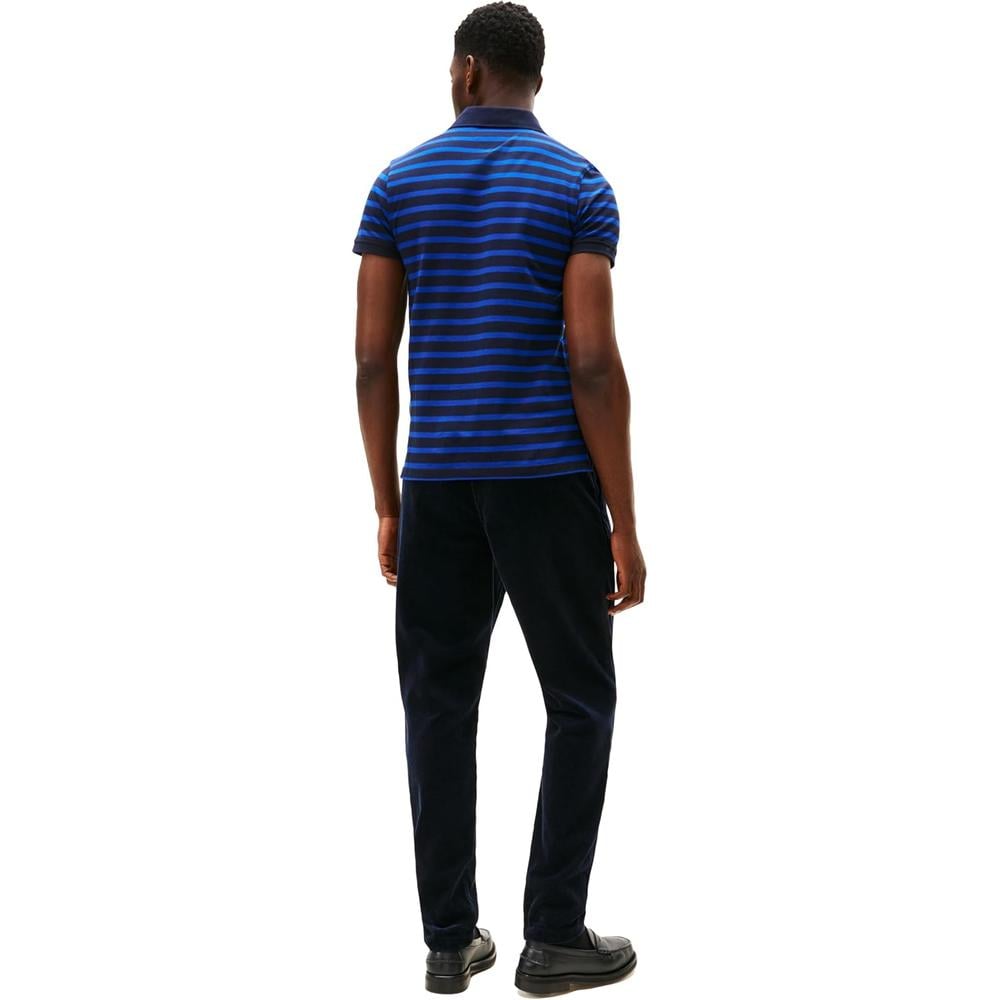 POLO PARA HOMBRE TOMMY HILFIGER 1985 SLIM FIT MANGA CORTA AZUL CIELO DESÉRTICO AZUL MEDIO - 4