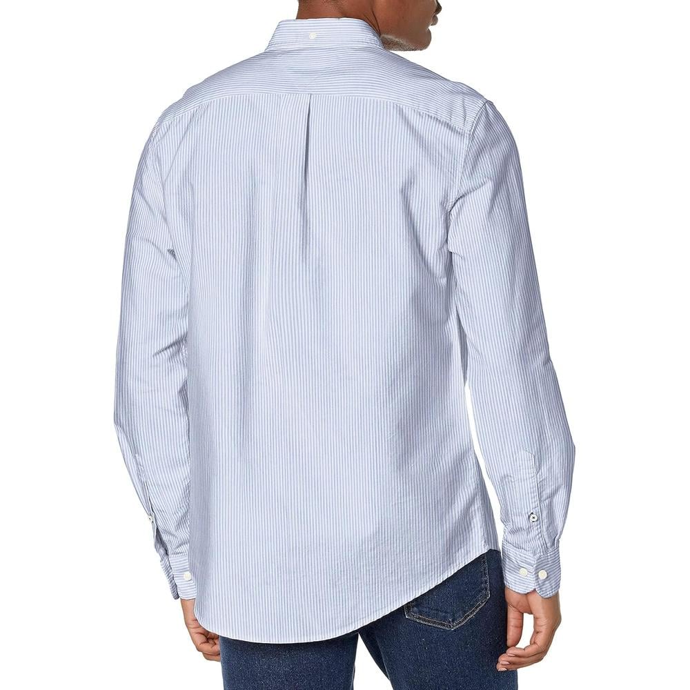 CAMISA PARA HOMBRE TOMMY HILFIGER OXFORD MANGA LARGA AZUL CLARO - 2