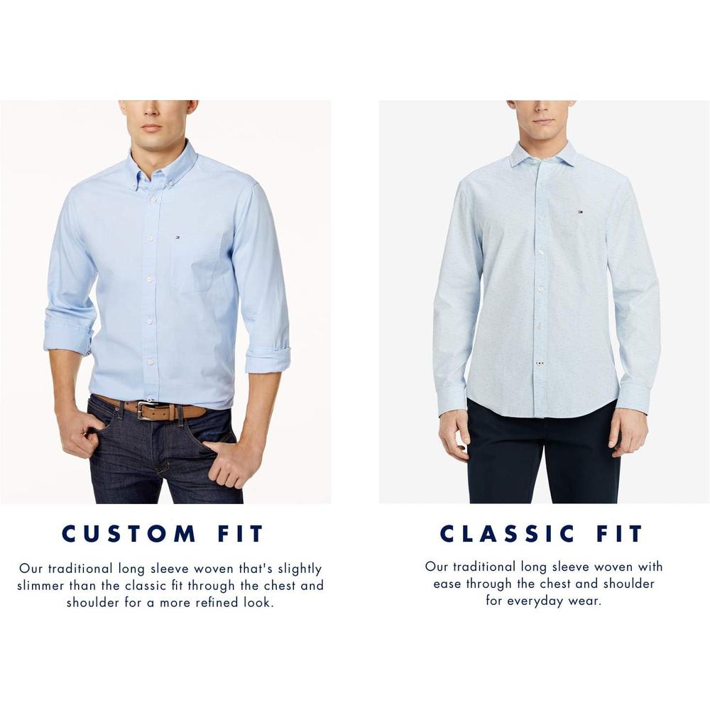 CAMISA PARA HOMBRE TOMMY HILFIGER OXFORD MANGA LARGA AZUL CLARO - 4