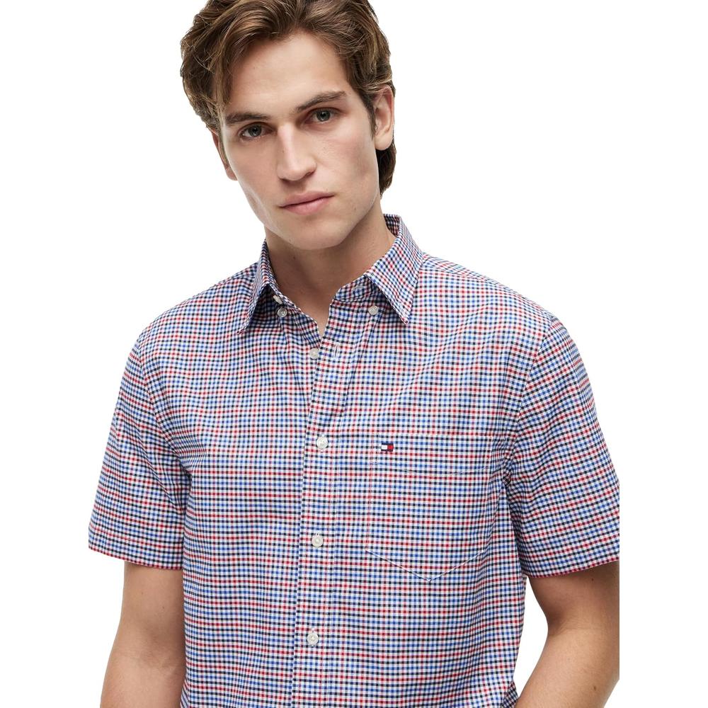 CAMISA PARA HOMBRE TOMMY HILFIGER REGULAR FIT MANGA CORTA MULTICOLOR - 2