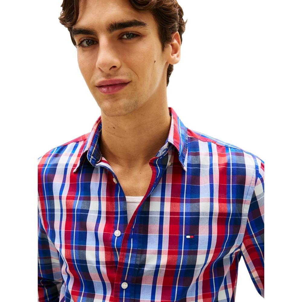 CAMISA PARA HOMBRE TOMMY HILFIGER REGULAR FIT MANGA LARGA MULTICOLOR - 2