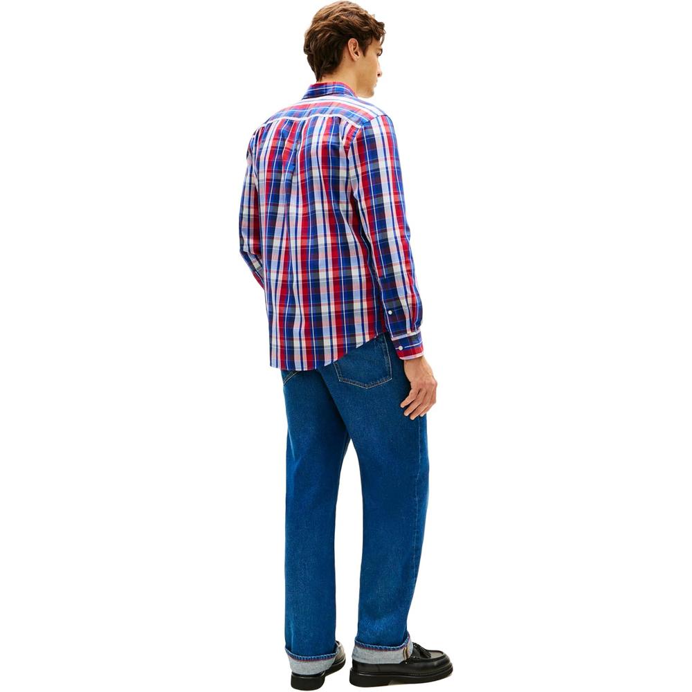 CAMISA PARA HOMBRE TOMMY HILFIGER REGULAR FIT MANGA LARGA MULTICOLOR - 5