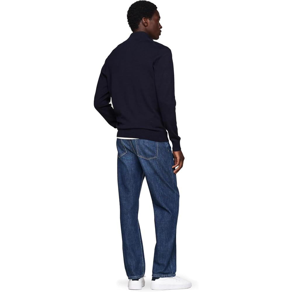 POLERA PARA HOMBRE TOMMY HILFIGER ESSENTIAL REGULAR FIT MANGA LARGA FULL ZIP - 3