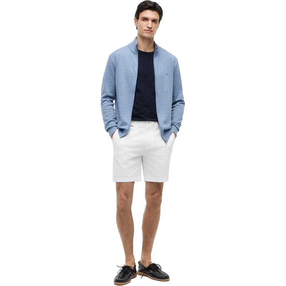 POLERA PARA HOMBRE TOMMY HILFIGER ESSENTIAL REGULAR FIT MANGA LARGA FULL ZIP - 3