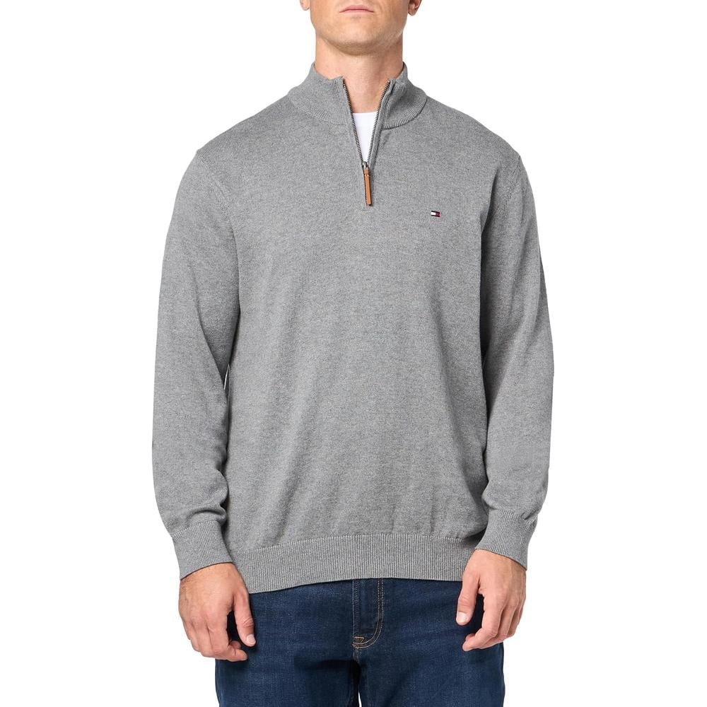 POLERA PARA HOMBRE TOMMY HILFIGER MANGA LARGA QUARTER ZIP CUELLO ALTO - 1