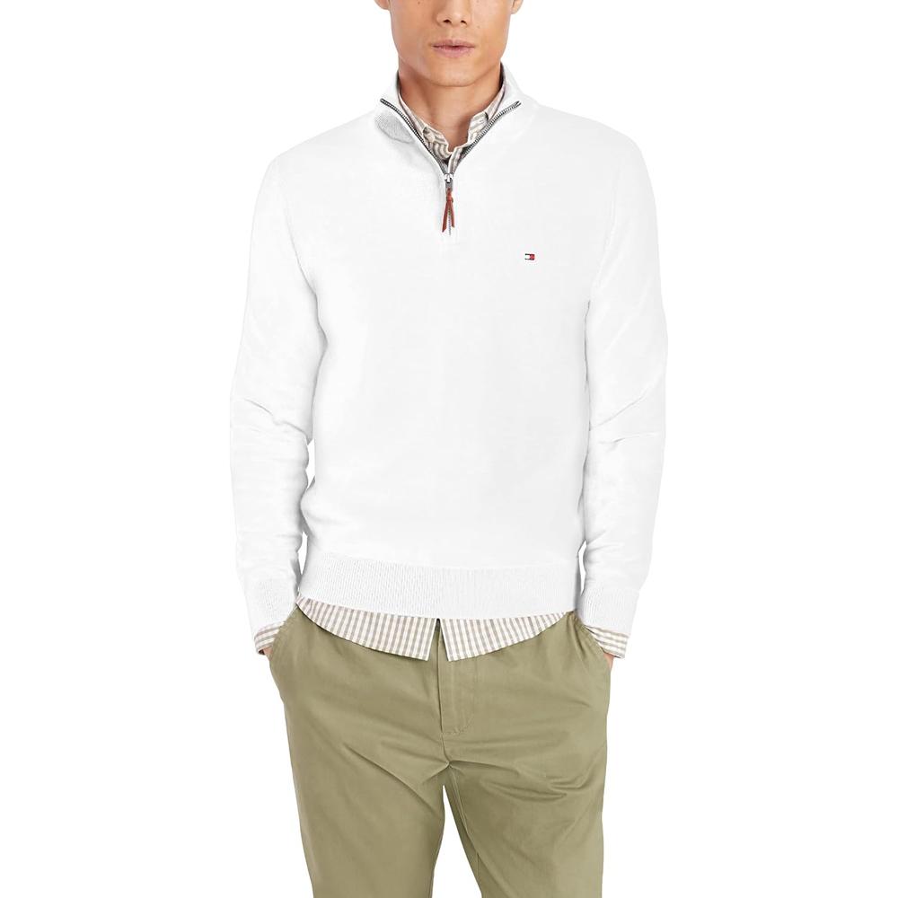POLERA PARA HOMBRE TOMMY HILFIGER MANGA LARGA QUARTER ZIP CUELLO ALTO - 3