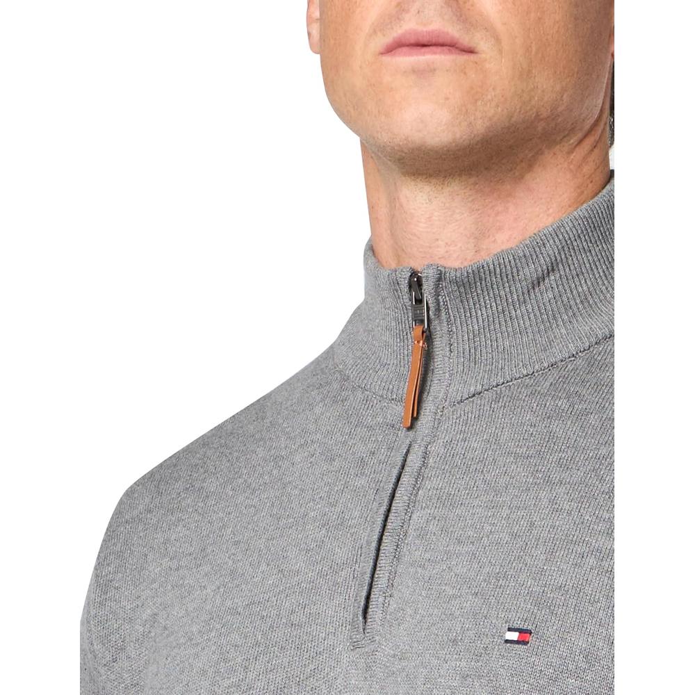 POLERA PARA HOMBRE TOMMY HILFIGER MANGA LARGA QUARTER ZIP CUELLO ALTO - 3