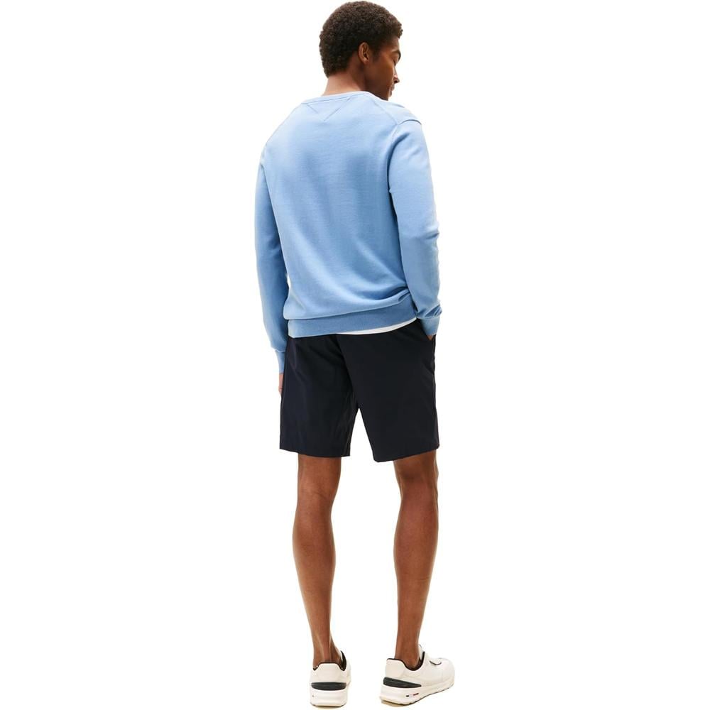 POLERA PARA HOMBRE TOMMY HILFIGER ESSENTIAL REGULAR FIT AZUL CLARO - 4