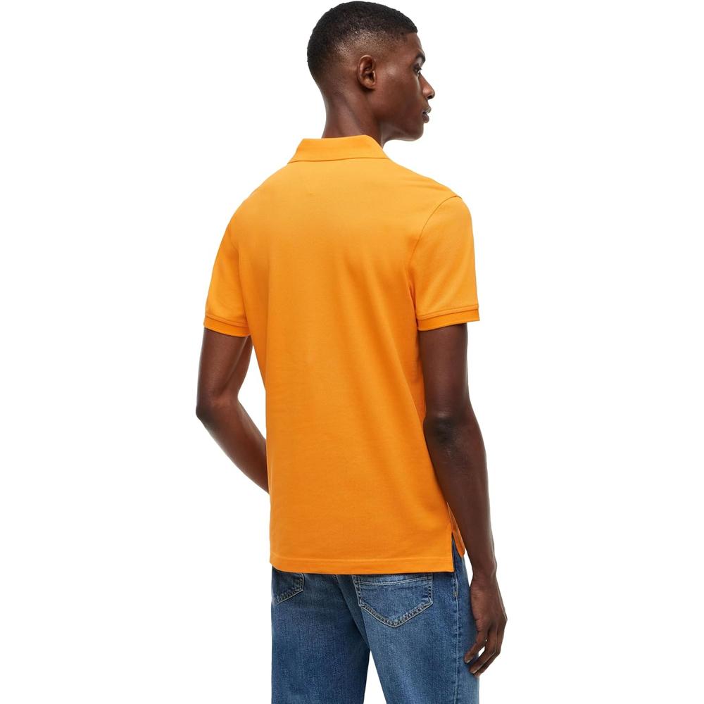 POLO PARA HOMBRE TOMMY HILFIGER 1985 SLIM FIT MANGA CORTA NARANJA - 4