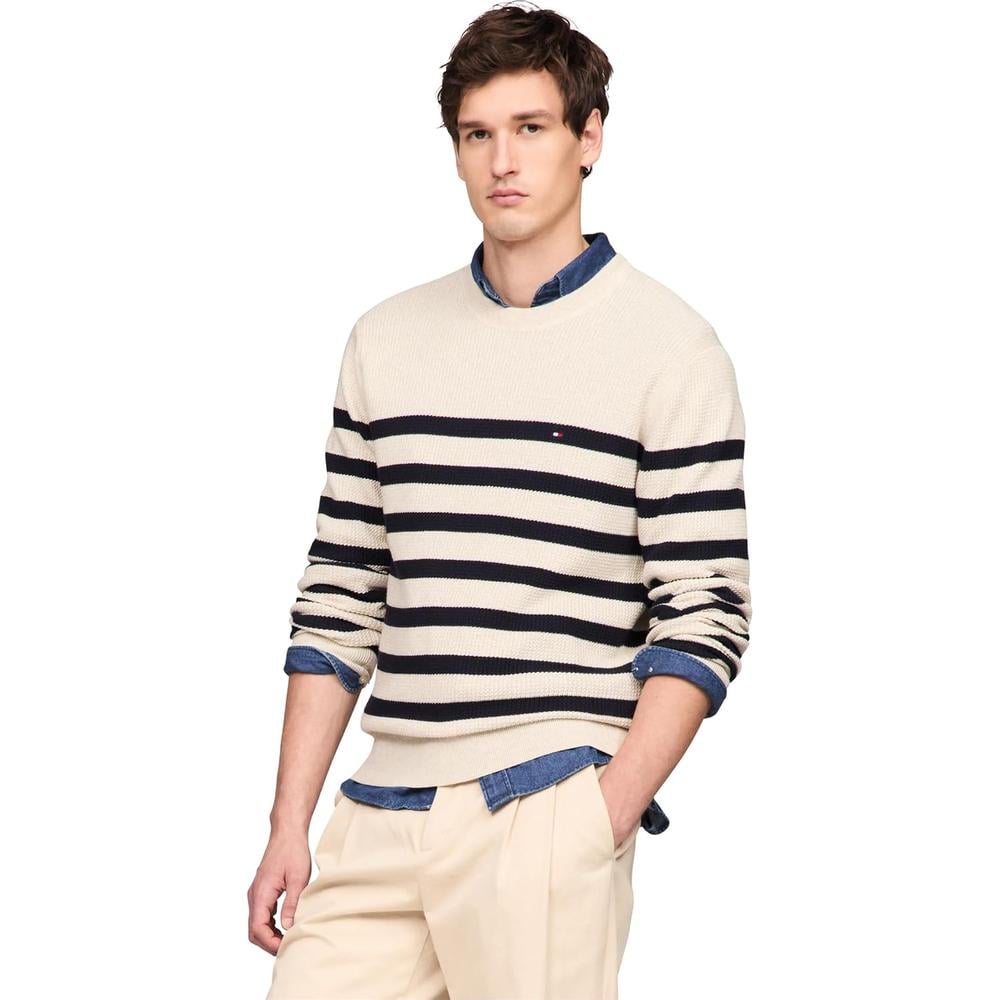 POLERA PARA HOMBRE TOMMY HILFIGER WAFFLE KNIT REGULAR FIT MULTICOLOR - 1