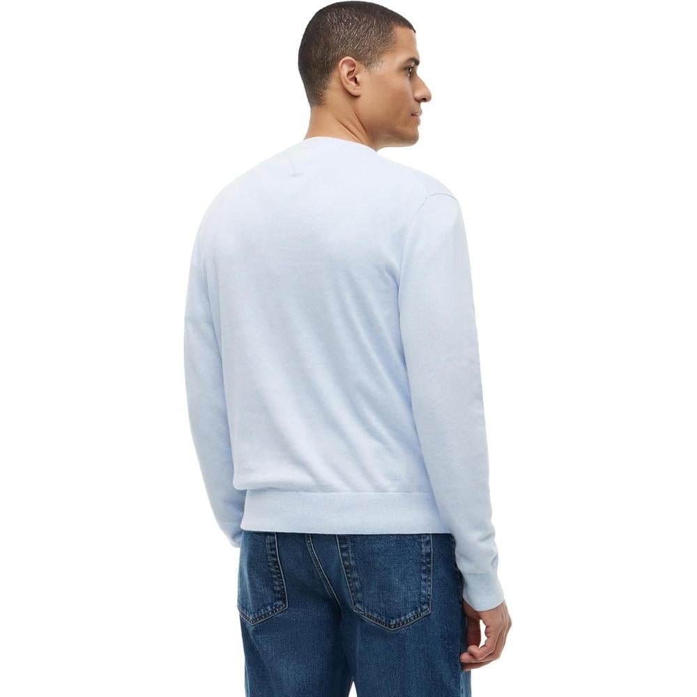 POLERA PARA HOMBRE TOMMY HILFIGER ESSENTIAL REGULAR FIT AZUL CIELO JASPEADO - 4