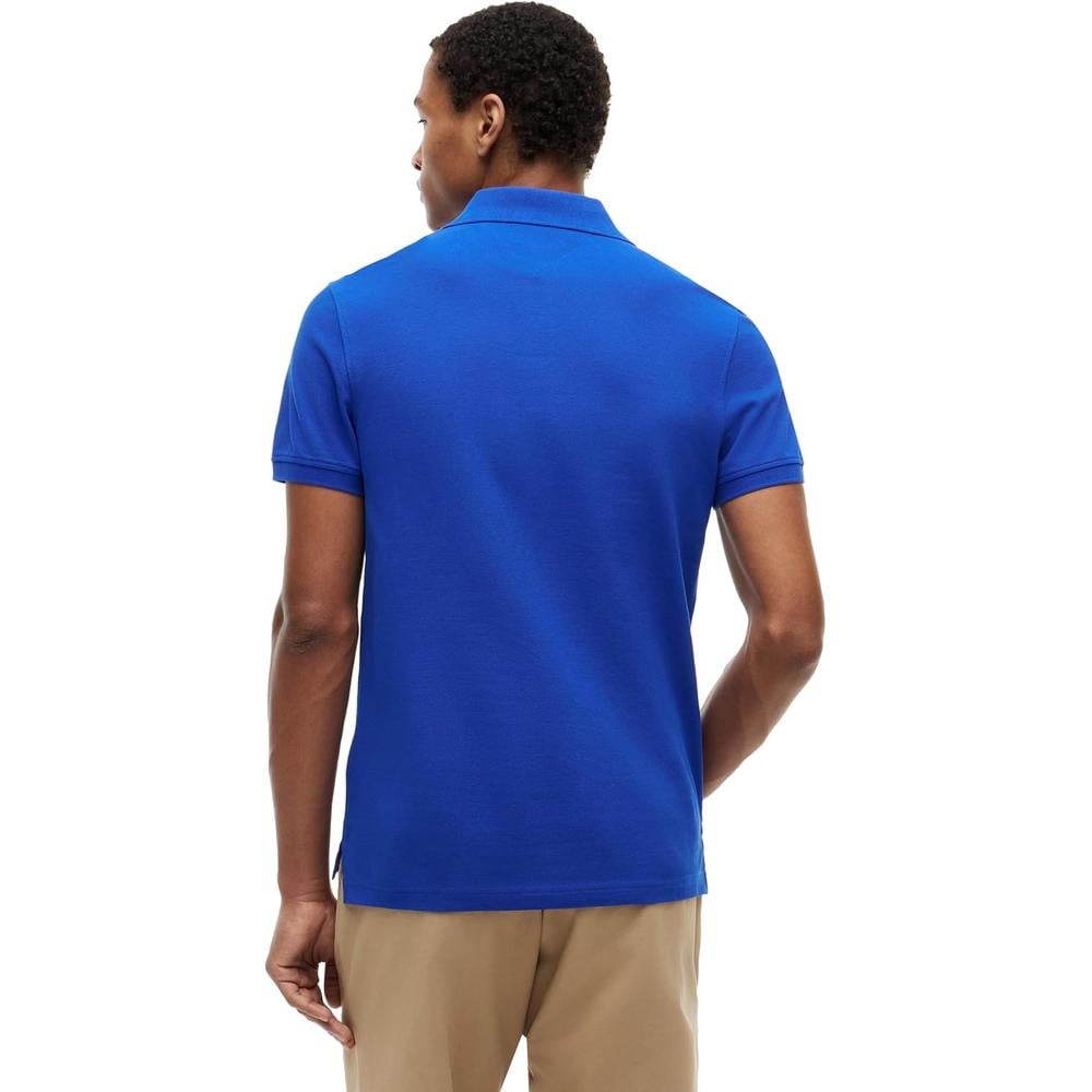 POLO PARA HOMBRE TOMMY HILFIGER 1985 SLIM FIT MANGA CORTA AZUL REAL - 4