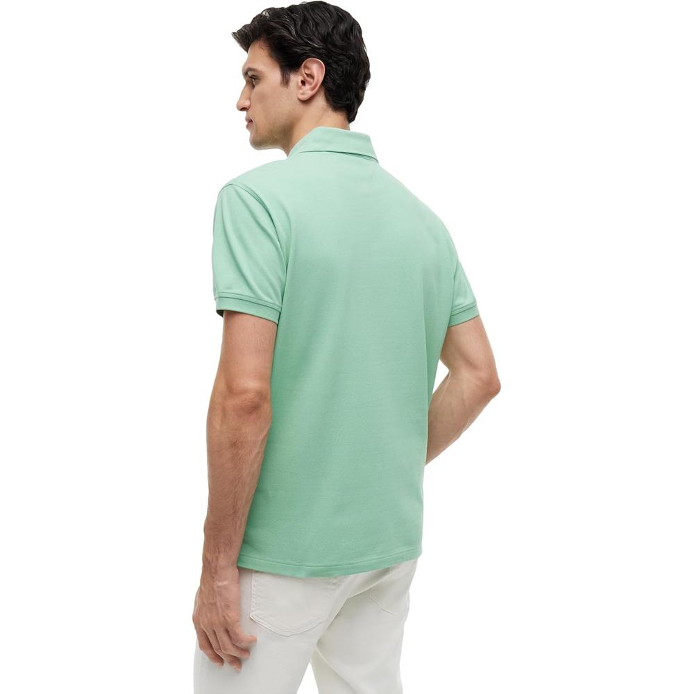 POLO PARA HOMBRE TOMMY HILFIGER CLASSIC FIT MANGA CORTA VERDE CÉSPED - 4