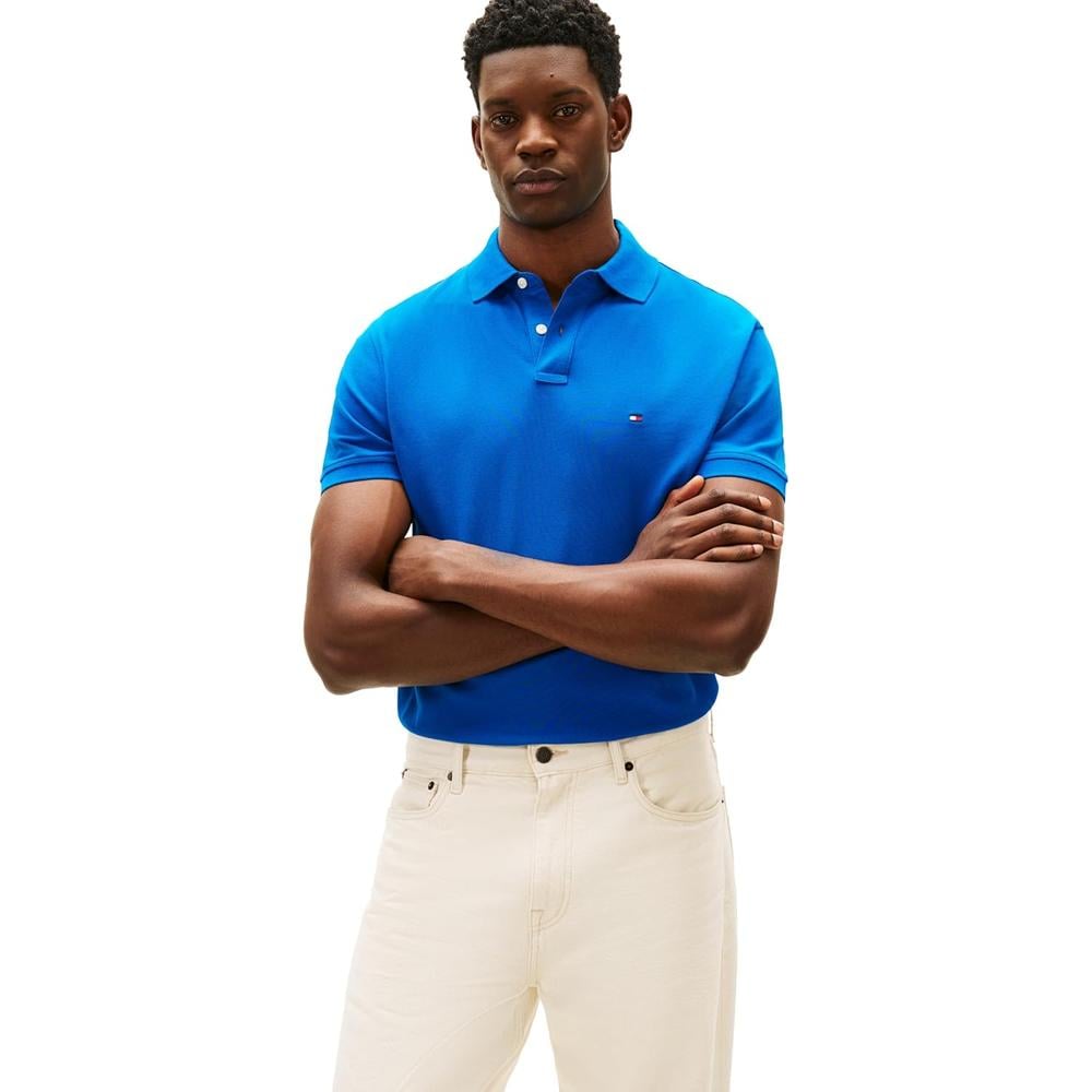 POLO PARA HOMBRE TOMMY HILFIGER CLASSIC FIT MANGA CORTA ÍNDIGO VIBRANTE - 1