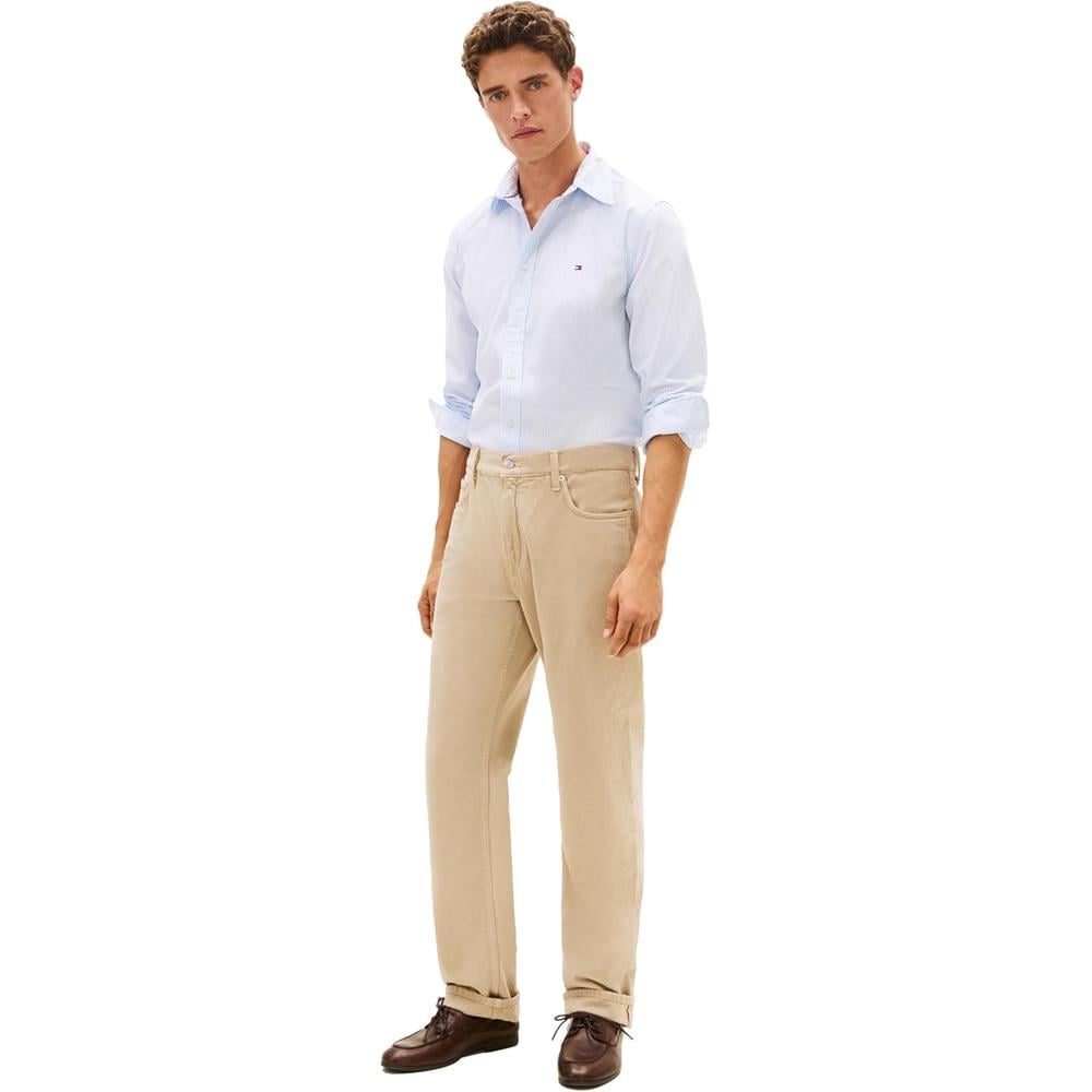 CAMISA PARA HOMBRE TOMMY HILFIGER REGULAR FIT MANGA LARGA AZUL CLARO - 3