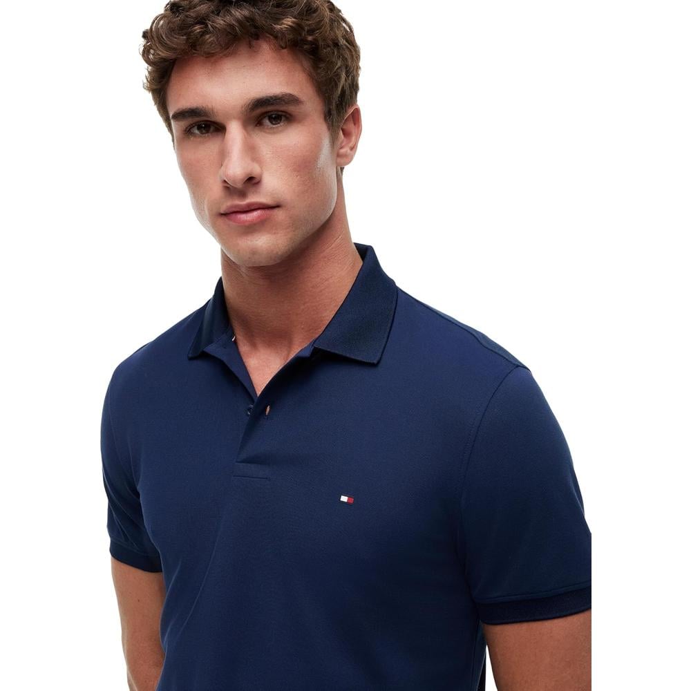 POLO PARA HOMBRE TOMMY HILFIGER REGULAR FIT MANGA CORTA AZUL MARINO CARBON - 2