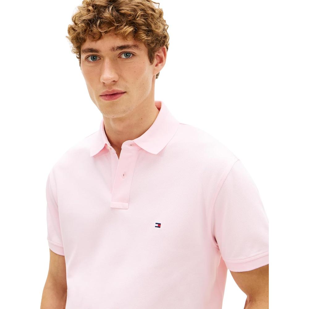 POLO PARA HOMBRE TOMMY HILFIGER CLASSIC FIT MANGA CORTA ROSA LILA - 2