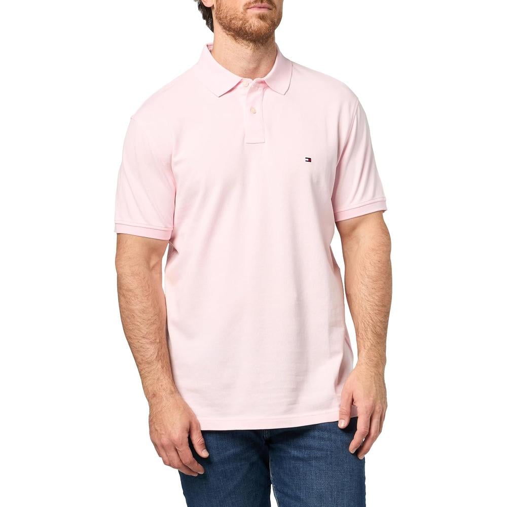 POLO PARA HOMBRE TOMMY HILFIGER CLASSIC FIT MANGA CORTA ROSA LILA - 3