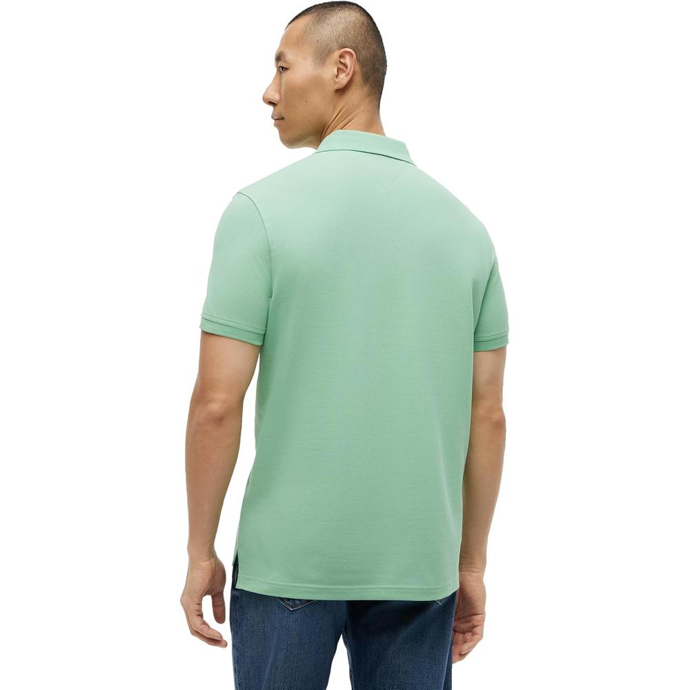 POLO PARA HOMBRE TOMMY HILFIGER 1985 REGULAR FIT MANGA CORTA VERDE CÉSPED - 4